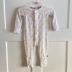 NWOT Magnetic Me Modal Onesie with Bicycle Prints Size 3-6 month